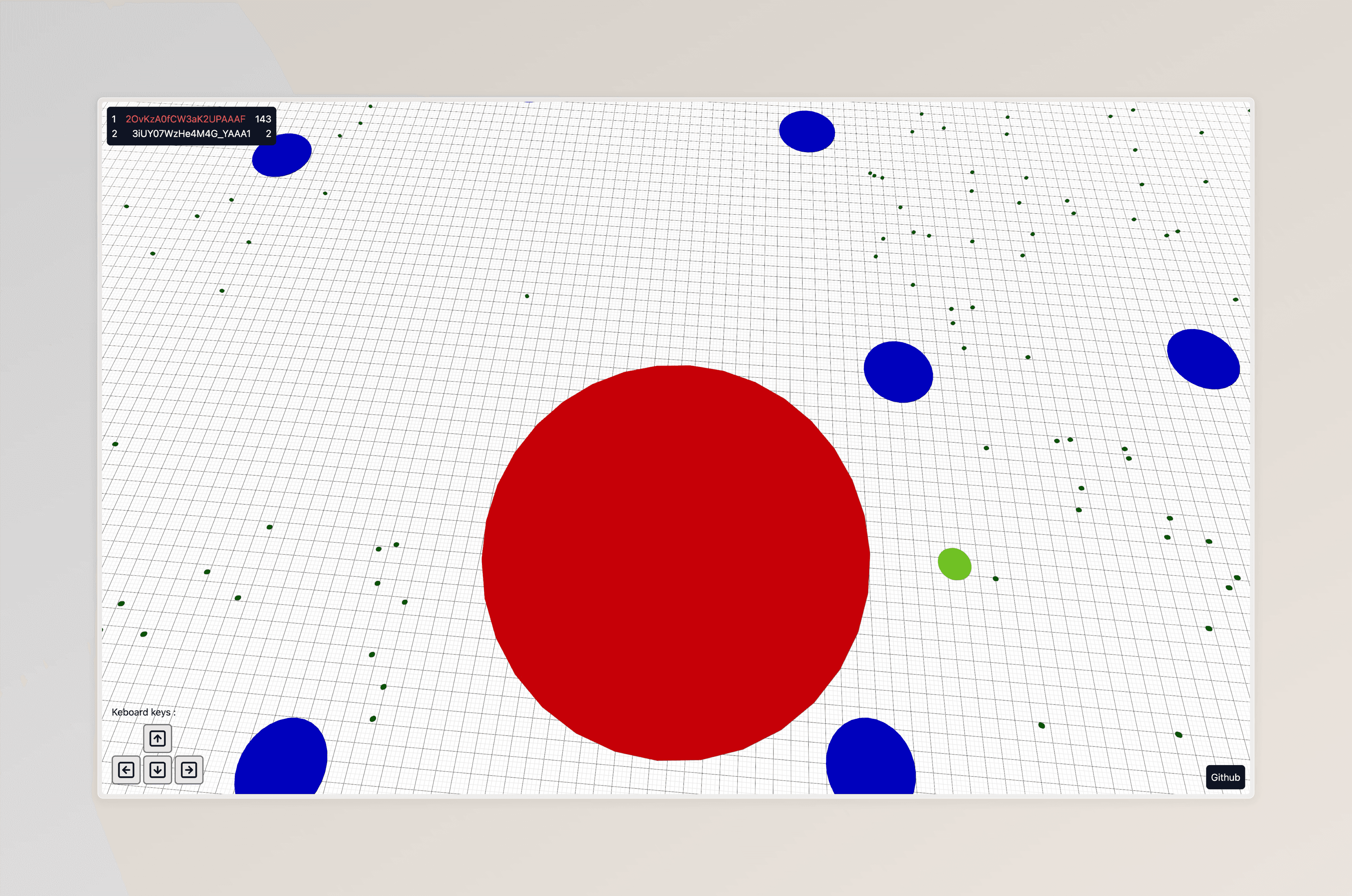 Multiplayer agario like